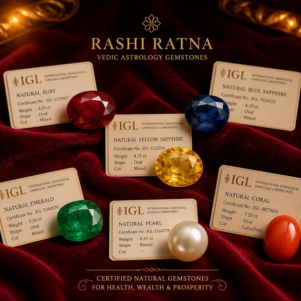 Rashi Ratna — certified gemstones